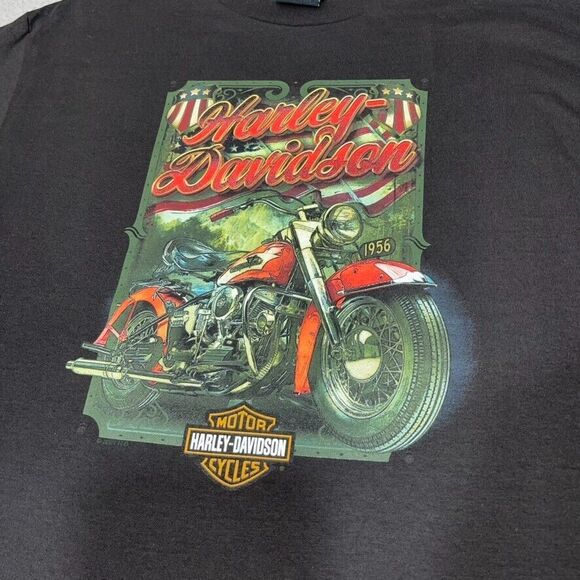 Harley Davidson Shirt Men Large Black Daytona Bruce Rossmeyer Back Print Bravado - Picture 4 of 14